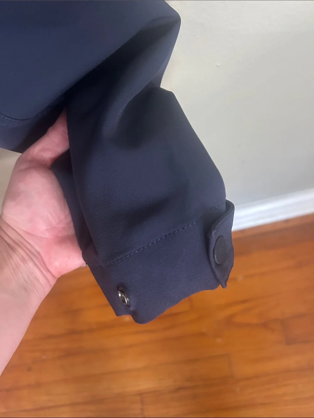 Athleta Navy Cargo Joggers with Zip Pockets